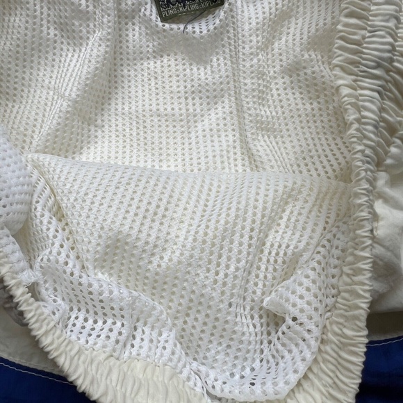 Kipling Shorts Swim Trunks Red White Blue Size XL Lined Inner Support Mesh Vtg - Picture 4 of 4